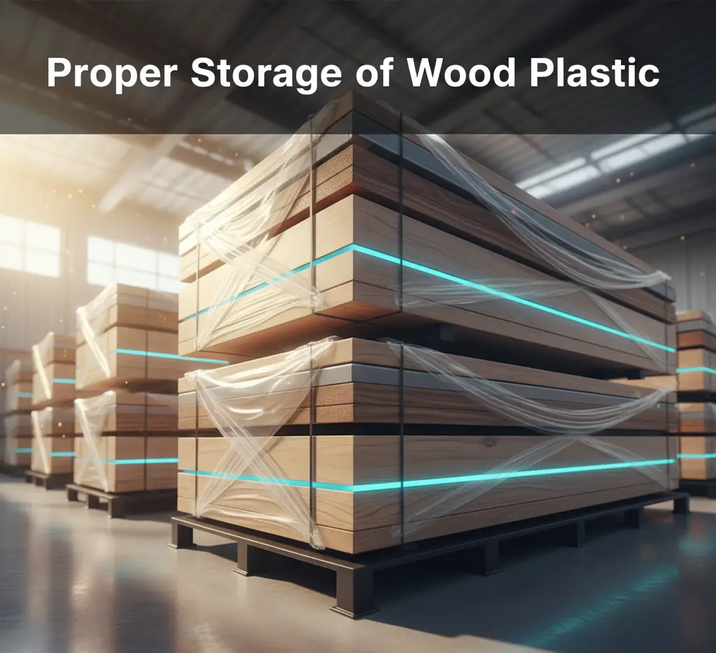 Proper Storage of Wood Plastic روش صحیح انبارکردن چوب پلاست