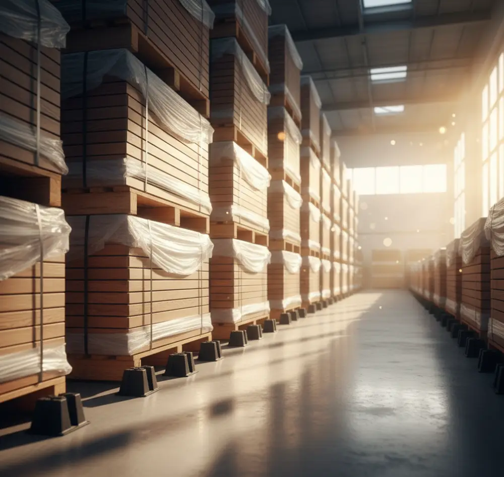 Proper Storage of Wood Plastic روش صحیح انبارکردن چوب پلاست