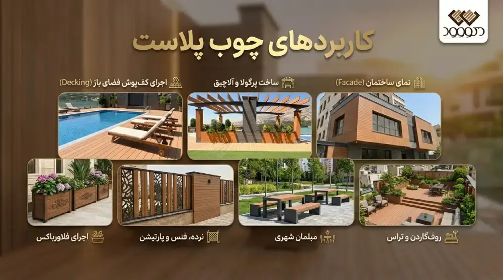 کاربردهای چوب پلاست