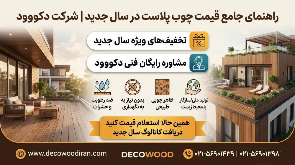 راهنمای جامع قیمت چوب پلاست در سال جدید: تخفیف‌های ویژه و مشاوره رایگان دکووود
